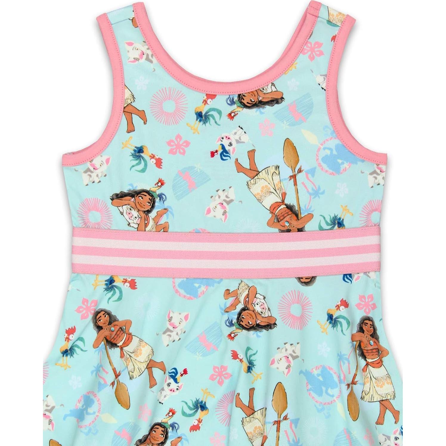 Vestido de Moana para Niñas 3T - Poliéster Suave