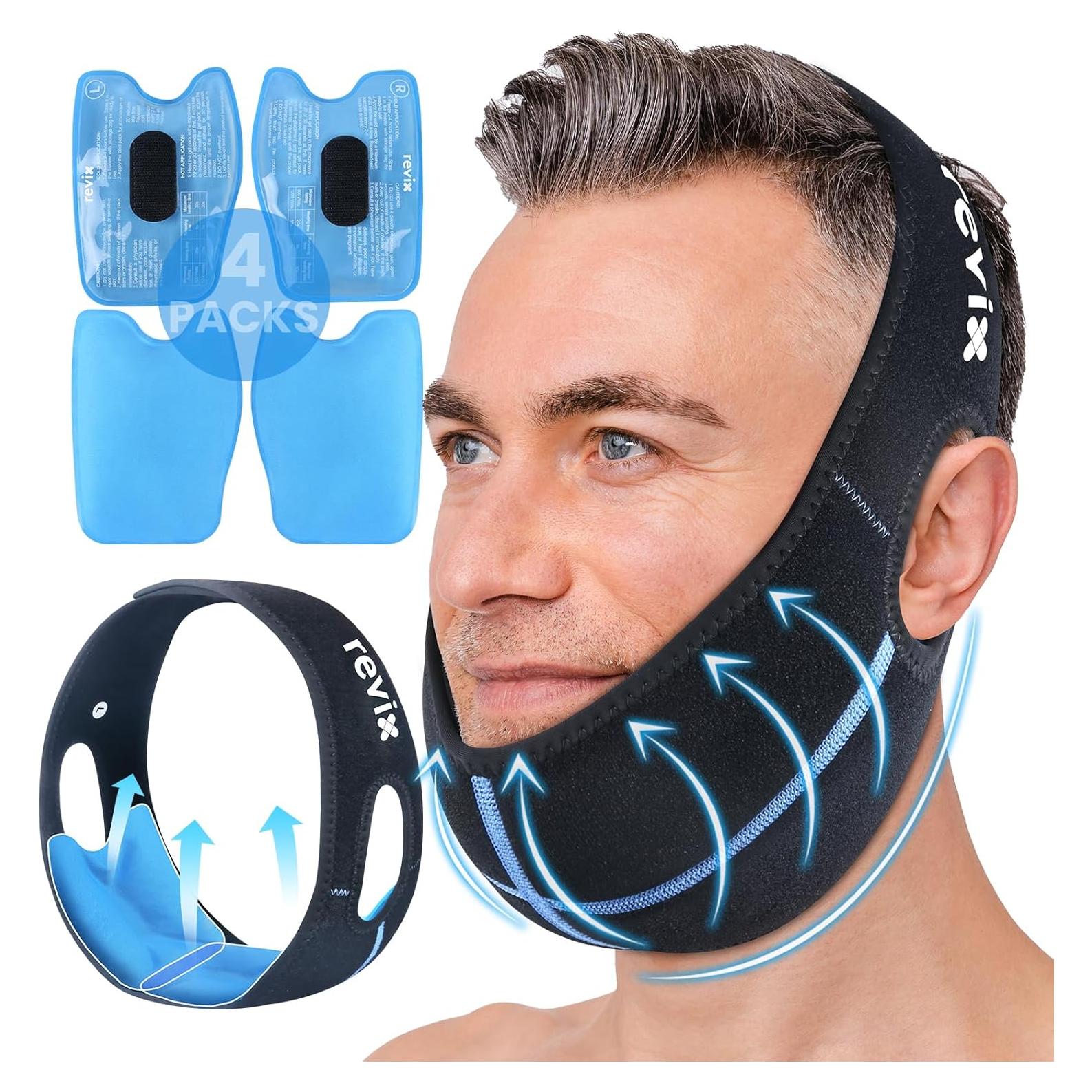 Compresa Fría REVIX para Muela del Juicio y Cara, Negro