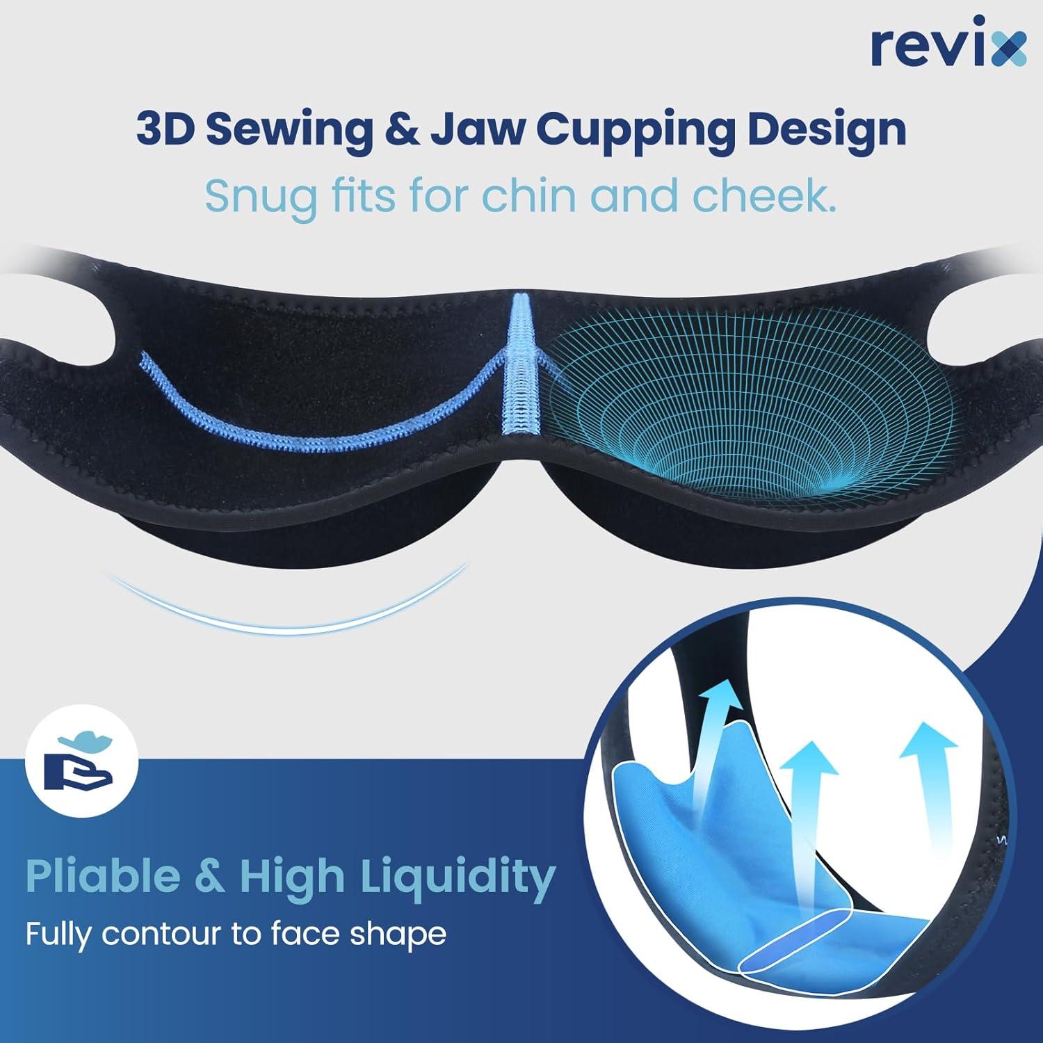 Compresa Fría REVIX para Muela del Juicio y Cara, Negro