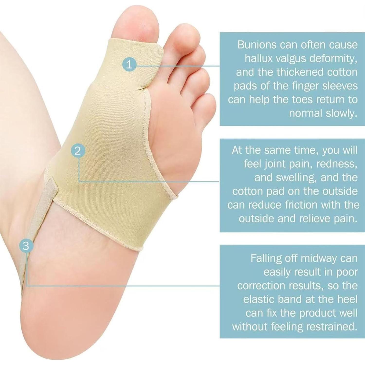 Corrector de Juanetes XILEAN 2PCS Ajustable Unisex Negro