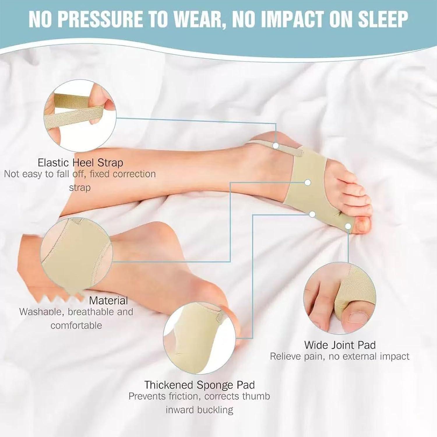 Corrector de Juanetes XILEAN 2PCS Ajustable Unisex Negro