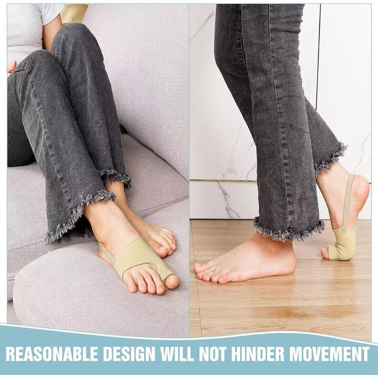 Corrector de Juanetes XILEAN 2PCS Ajustable Unisex Negro