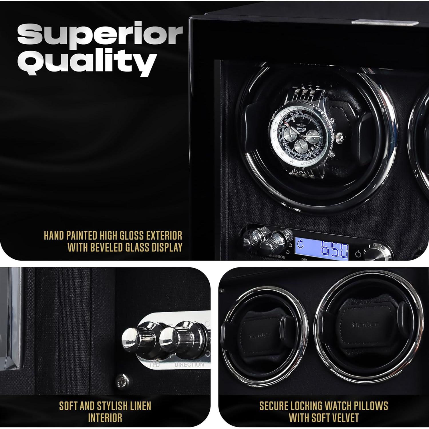 Enrollador de Relojes Heiden Nova 4 - Motor Silencioso