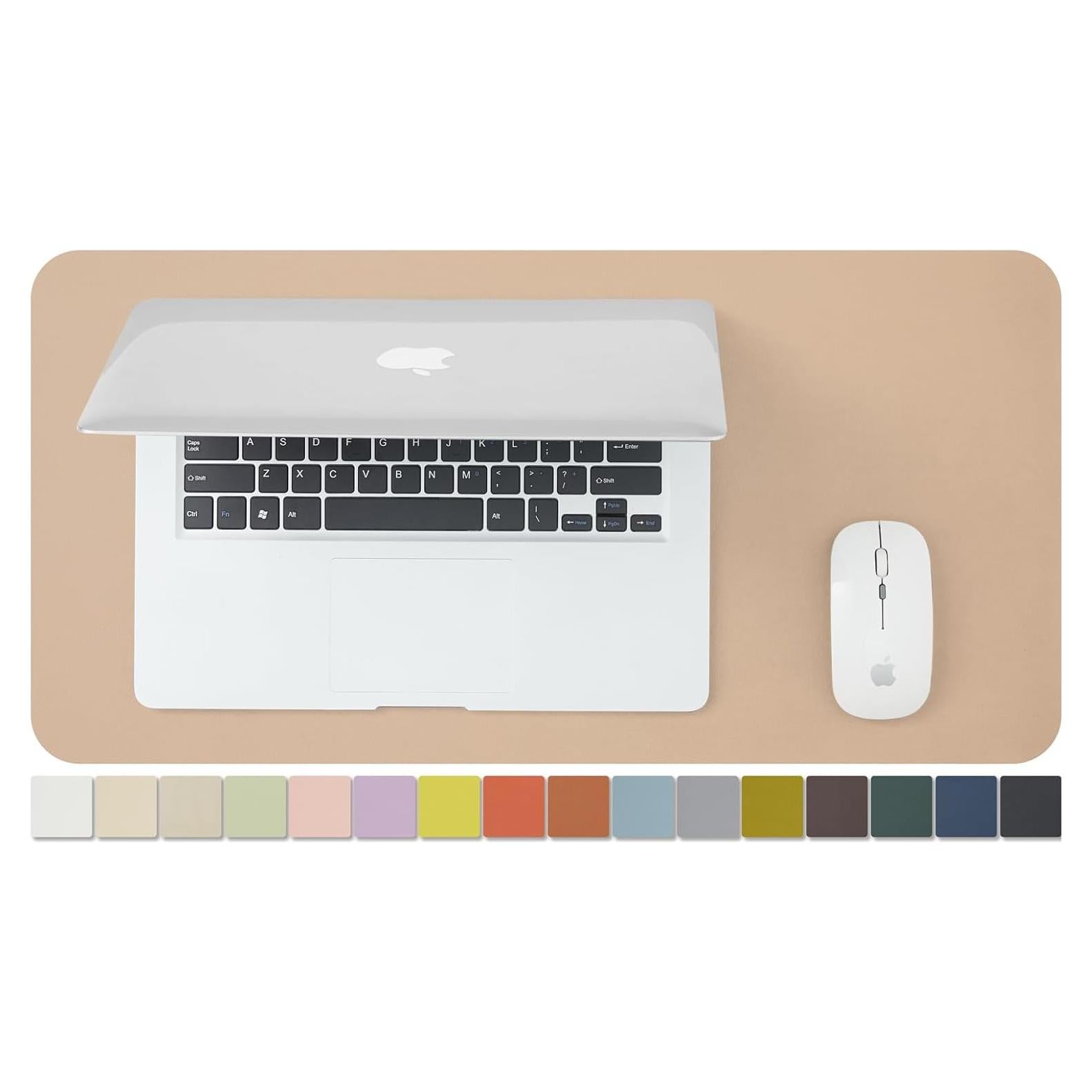 Alfombrilla de Escritorio HOMIEAZICOZI 60x30 cm Albaricoque