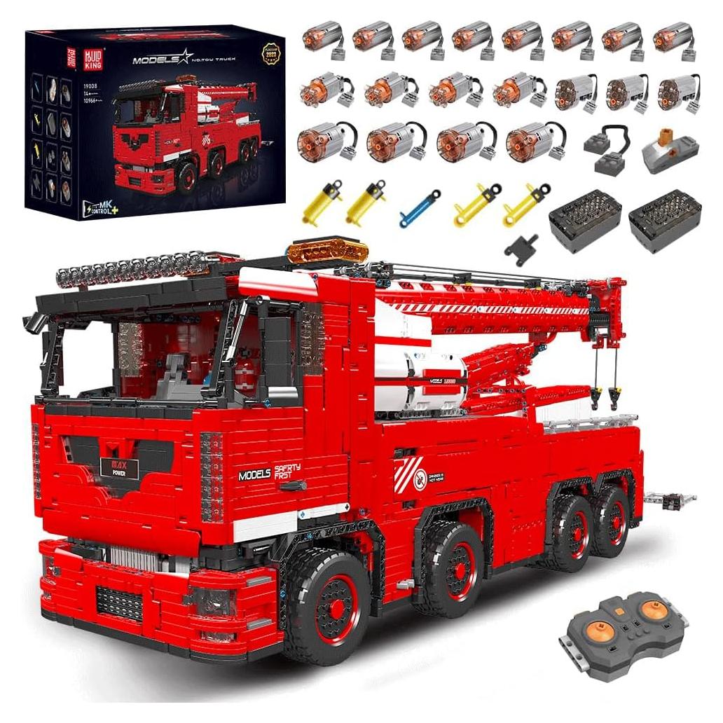 Camión de Remolque Mould King 10966 Neumático 15.88kg