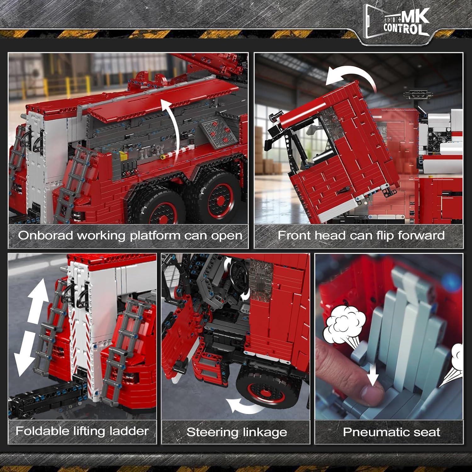 Camión de Remolque Mould King 10966 Neumático 15.88kg