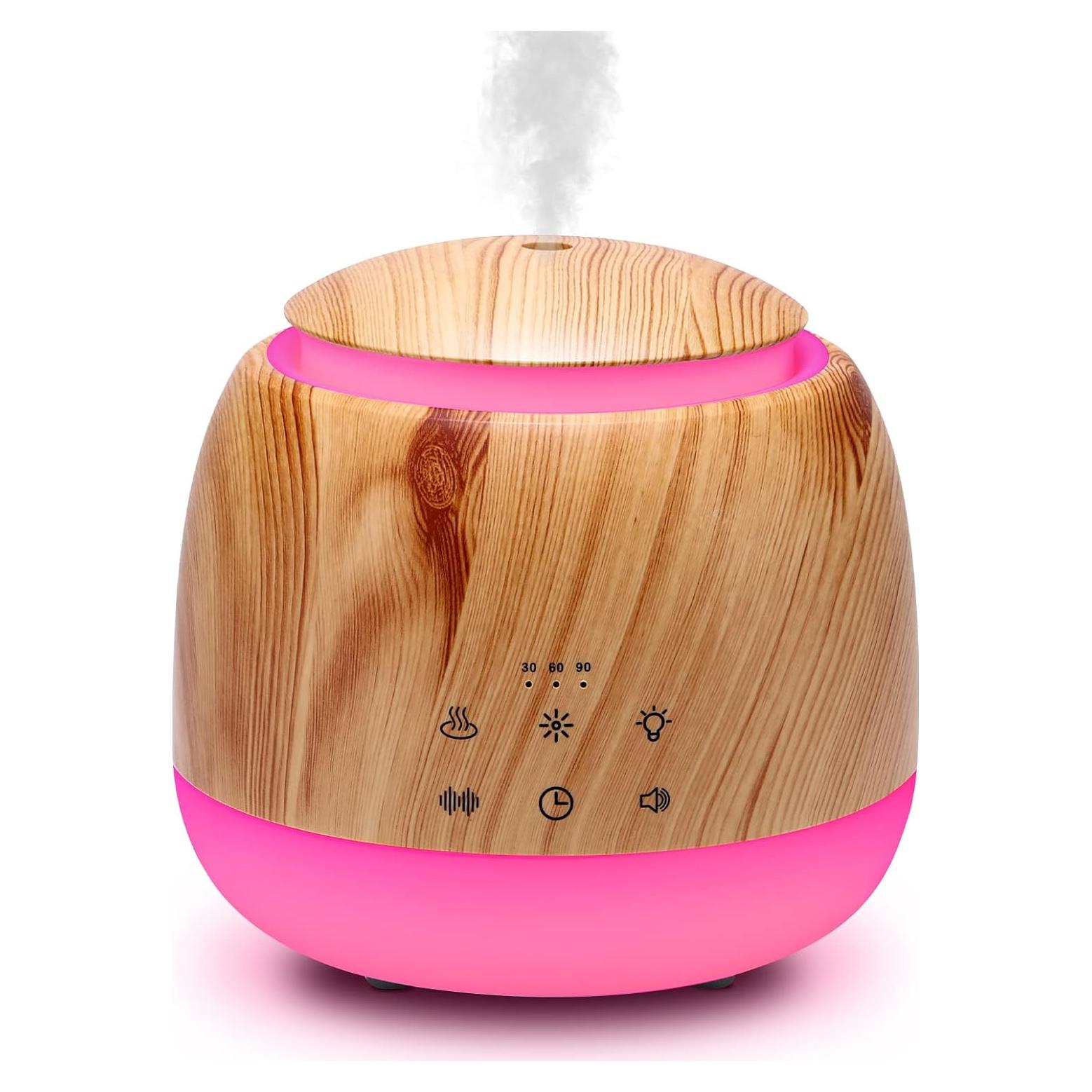 Difusor de Aromaterapia ALVOGIMOR 300 ML con Ruido Blanco