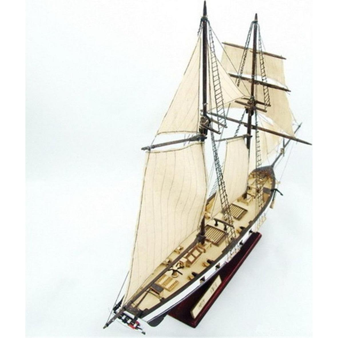 Kit de Modelo de Barco HAPYLY 1:130 Madera DIY Ciencia