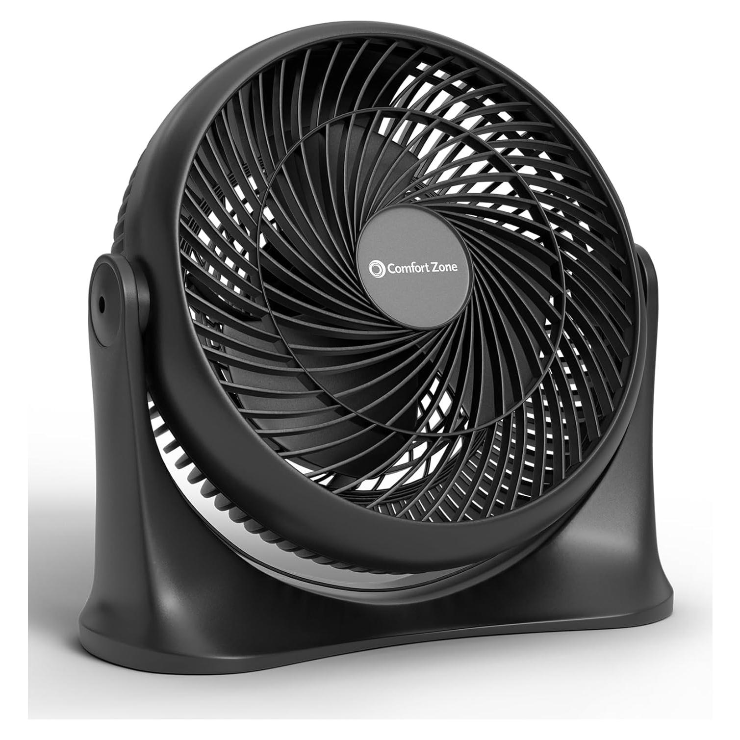 Ventilador de Mesa Comfort Zone MTFN08 28 cm 3 Velocidades Negro