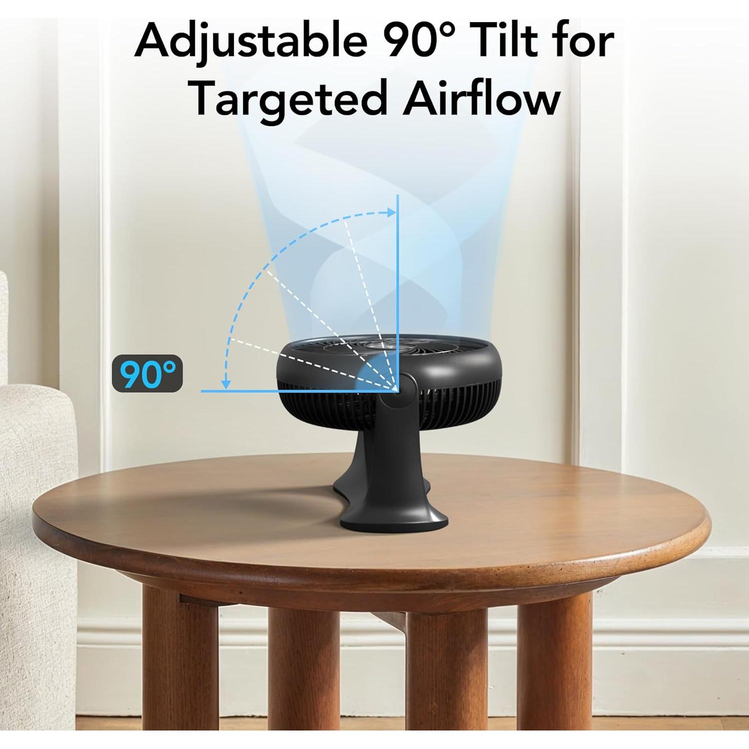 Ventilador de Mesa Comfort Zone MTFN08 28 cm 3 Velocidades Negro