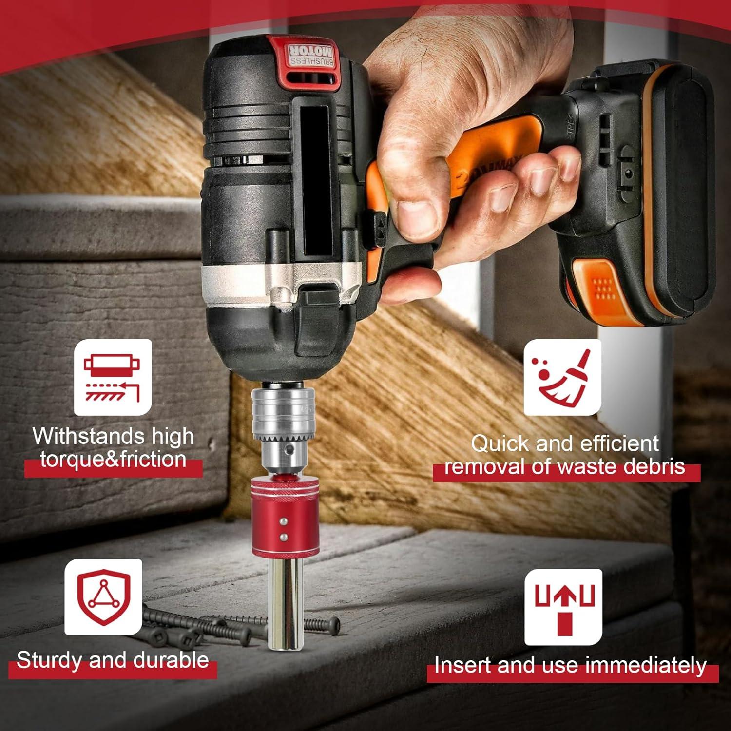 Limpiador de Tubos de Cobre Mokaou 1" para Taladro Eléctrico