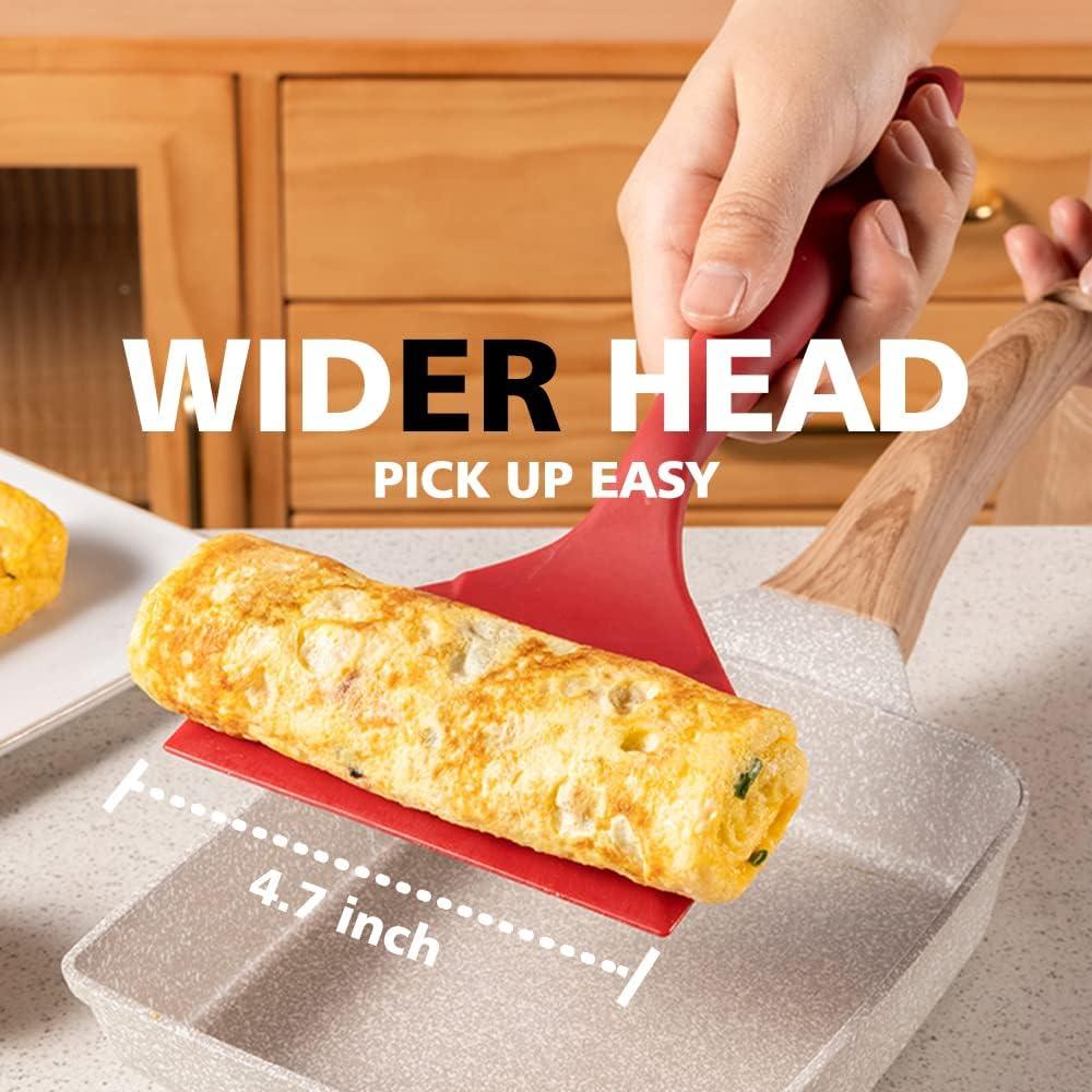 Espátula de Silicona Antiadherente LISOS 25.4x11.9 cm Negra