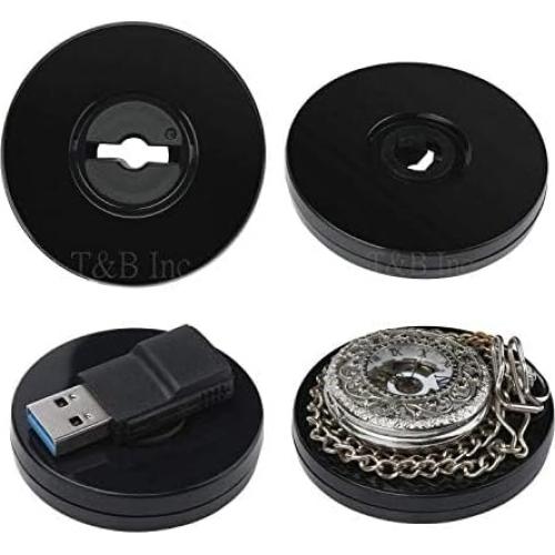 Organizador Giratorio Acrílico TamBee 4PCS 50mm Negro