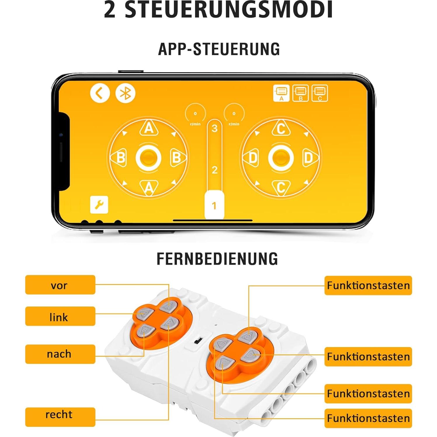 Mould King Coche RC Todo Terreno 18002 1890 Piezas