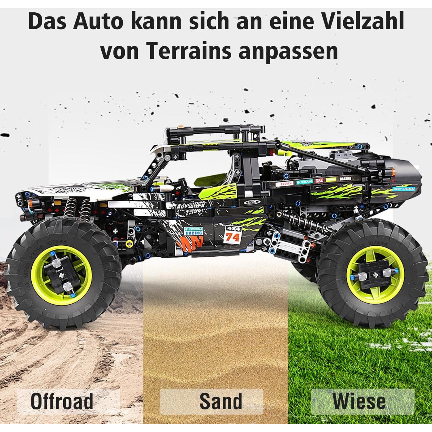 Mould King Coche RC Todo Terreno 18002 1890 Piezas