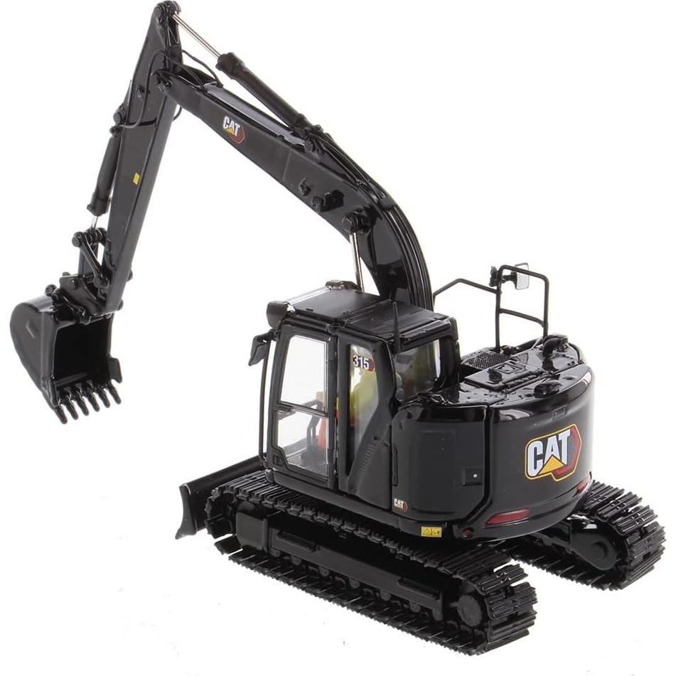Excavadora Caterpillar 315 Diecast Masters 1:50 Acabado Negro