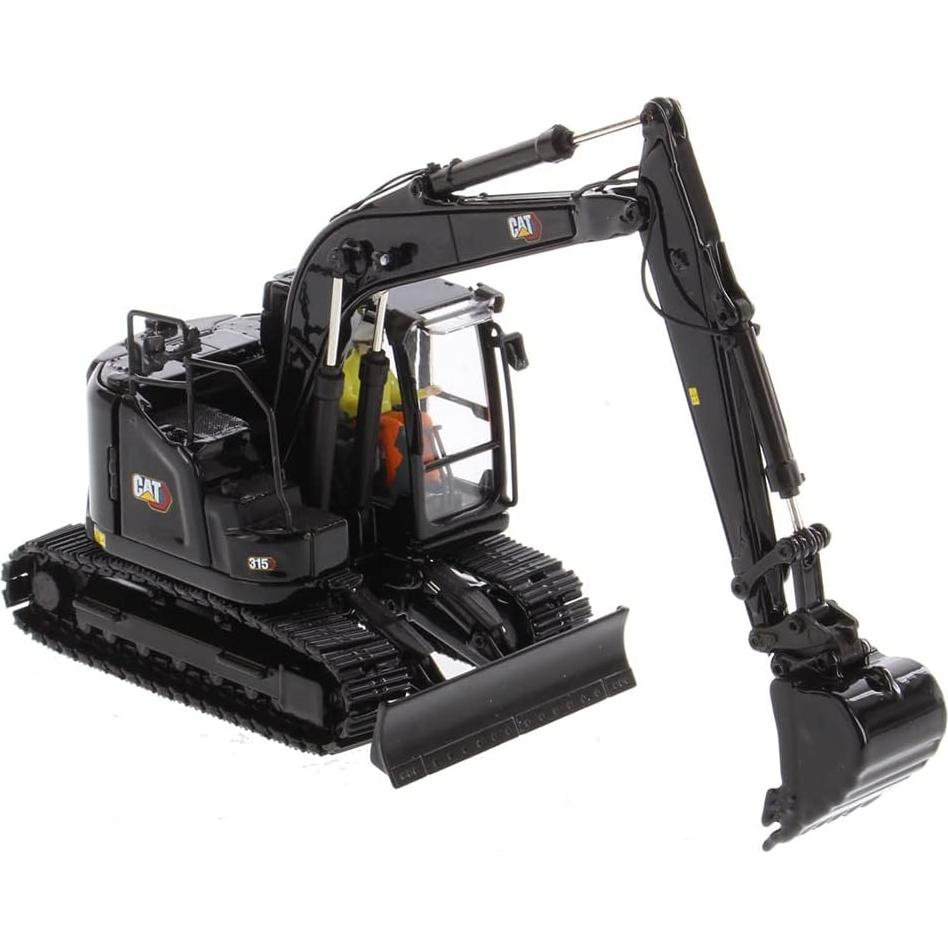 Excavadora Caterpillar 315 Diecast Masters 1:50 Acabado Negro