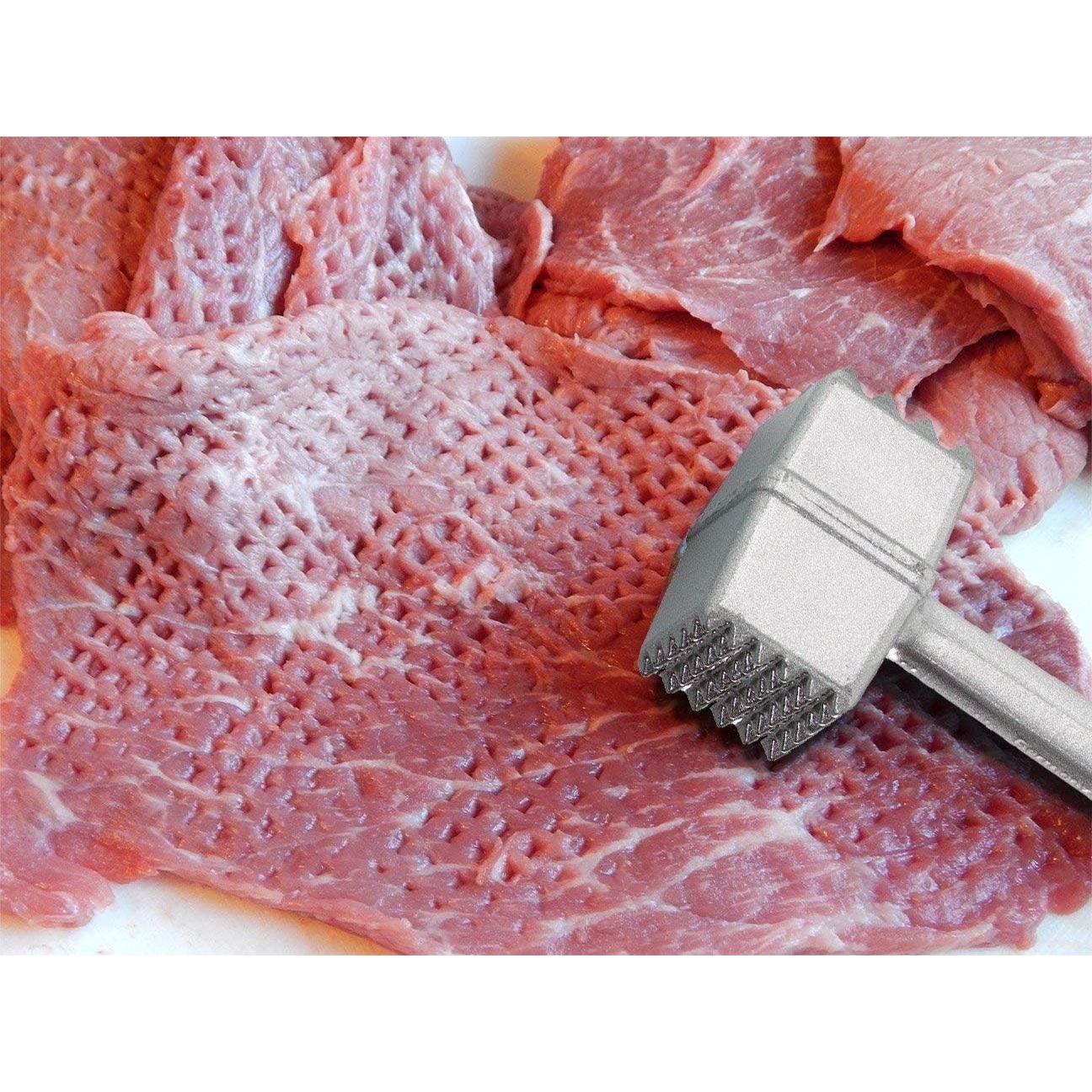 Westmark Germany Double-Sided Meat Tenderizer, 9.5-inch (Grey)