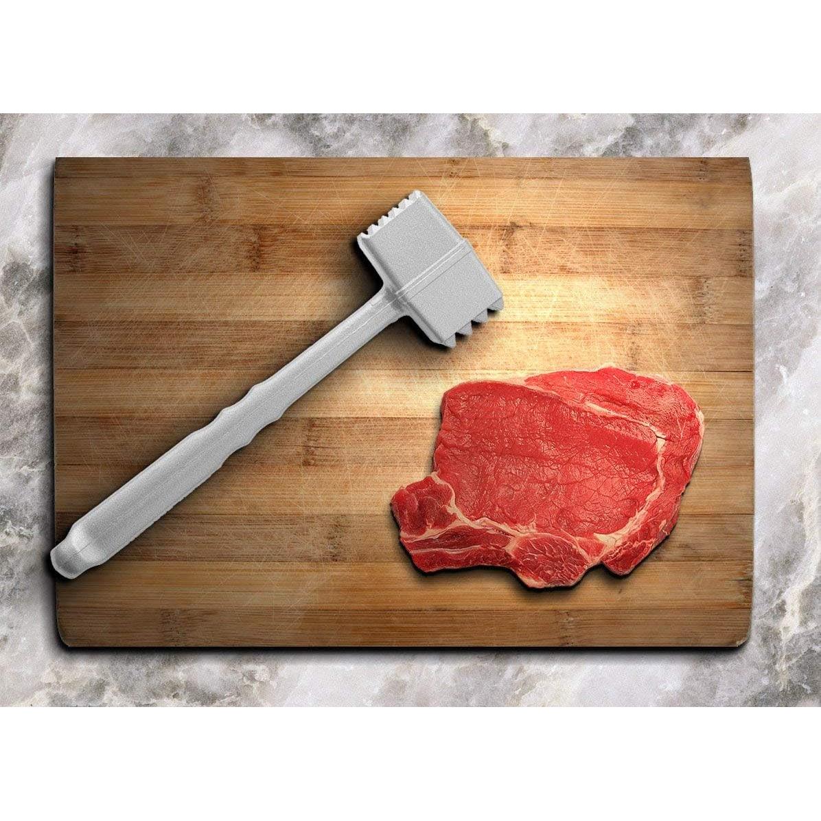 Westmark Germany Double-Sided Meat Tenderizer, 9.5-inch (Grey)