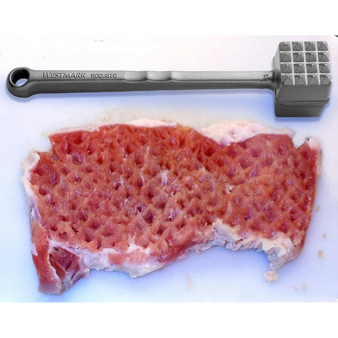 Westmark Germany Double-Sided Meat Tenderizer, 9.5-inch (Grey)