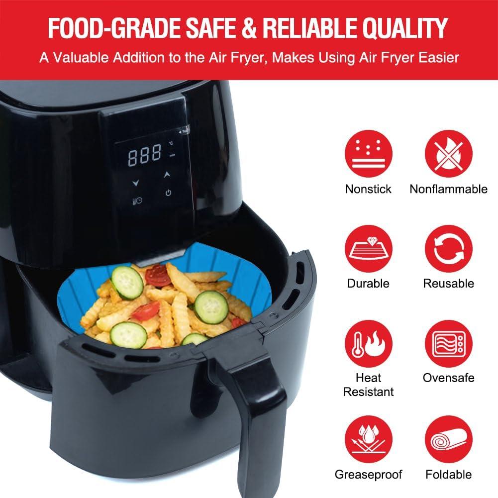 Forros de Silicona Reutilizables Xabzhzn para Freidoras 2-3QT