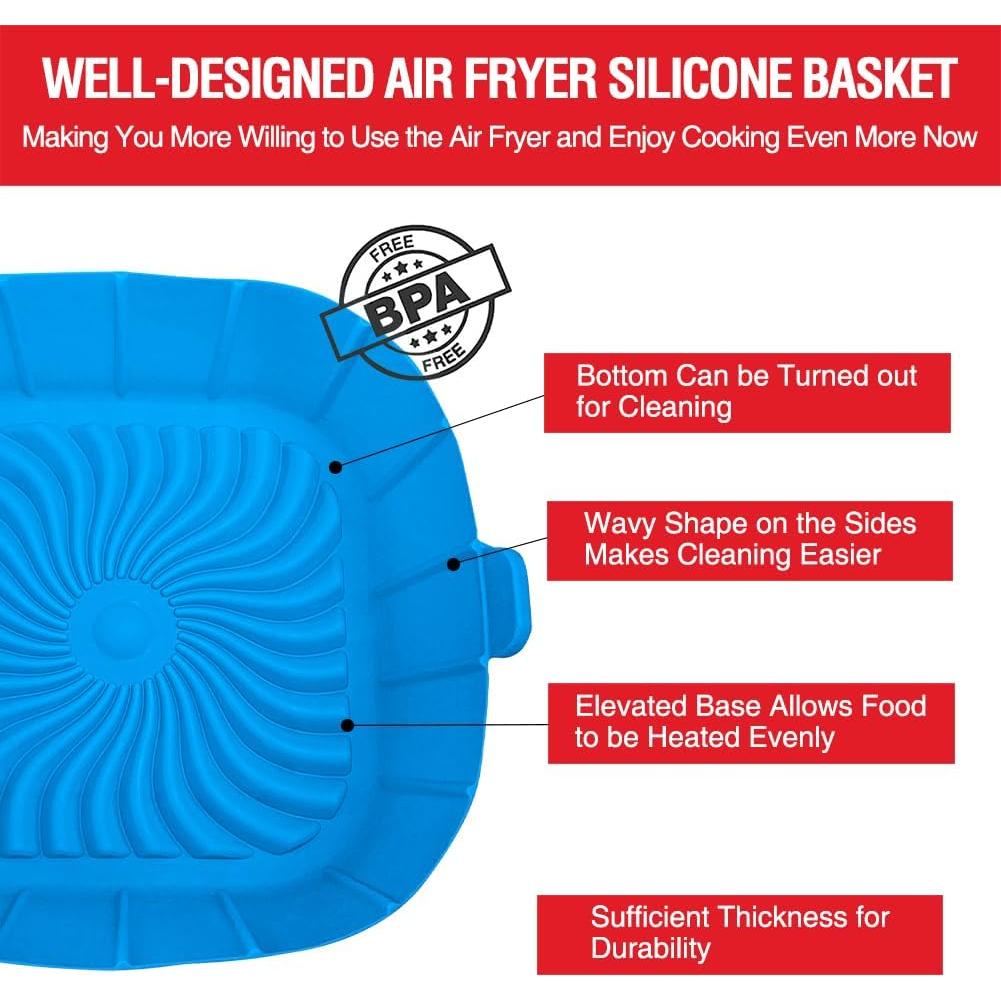 Forros de Silicona Reutilizables Xabzhzn para Freidoras 2-3QT