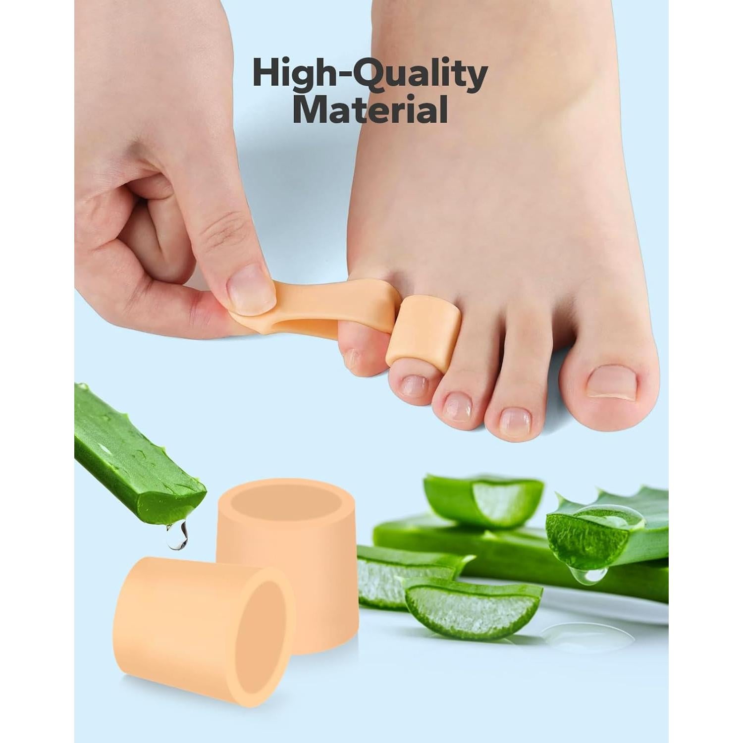 Mangas de Silicona Aorange para Dedos del Pie - Alivio Juanetes