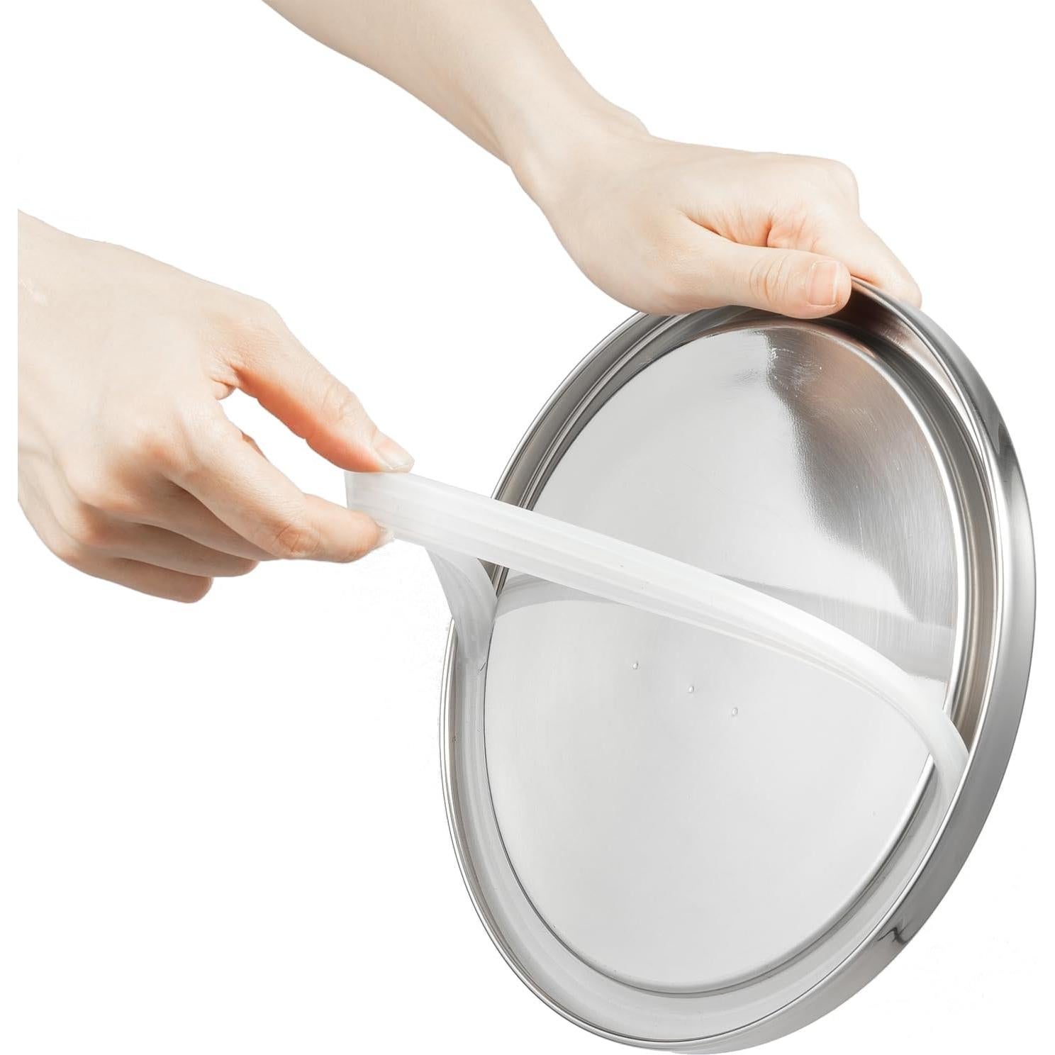 Contenedor de Acero Inoxidable DYNAMI 6L con Tapa Hermética