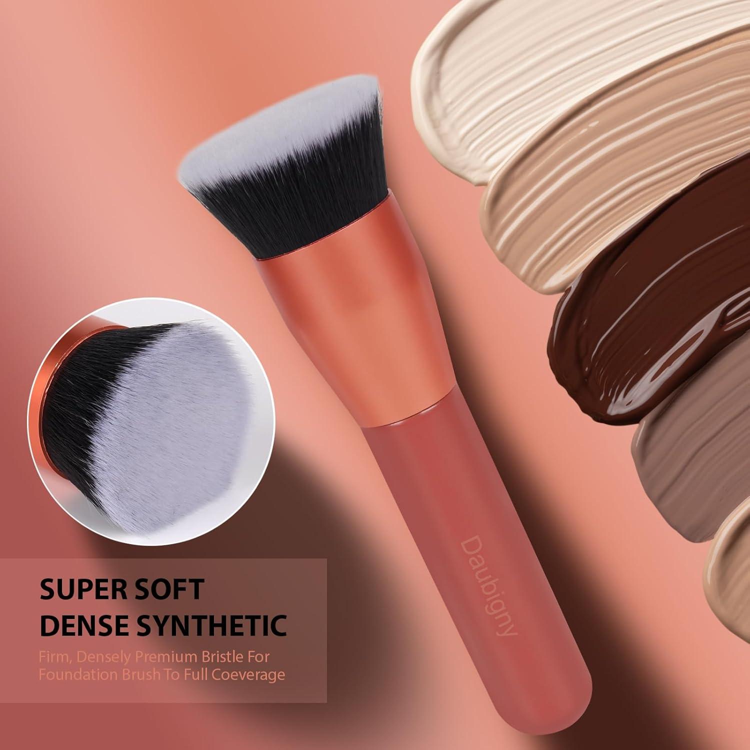 Brocha de Fundación Daubigny 3.3 cm Rojo - Maquillaje Premium