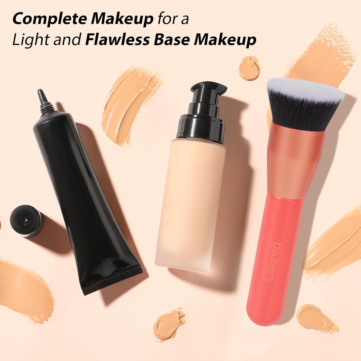 Brocha de Fundación Daubigny 3.3 cm Rojo - Maquillaje Premium