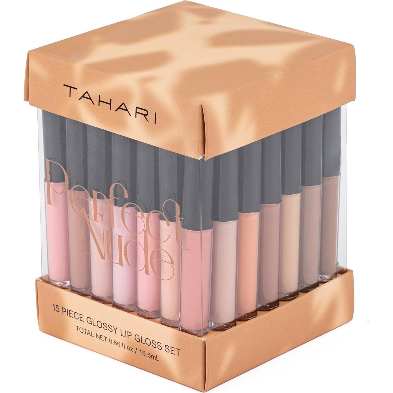 Set de Brillo Labial Mate VOTUM Tahari 15 Piezas Nude