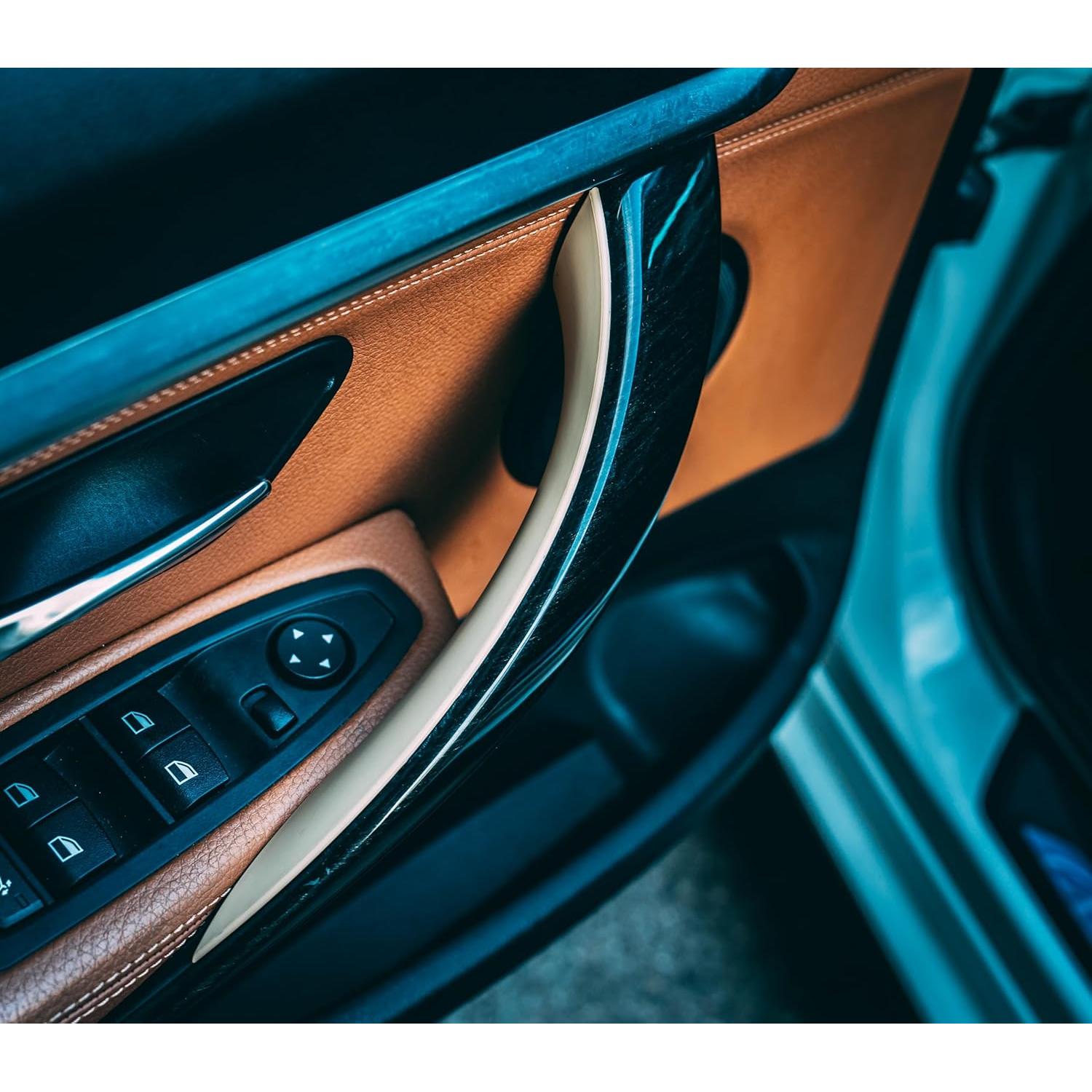 Cubierta para Tirador de Puerta BMW iCarPro Beige - Juego de 4 Piezas