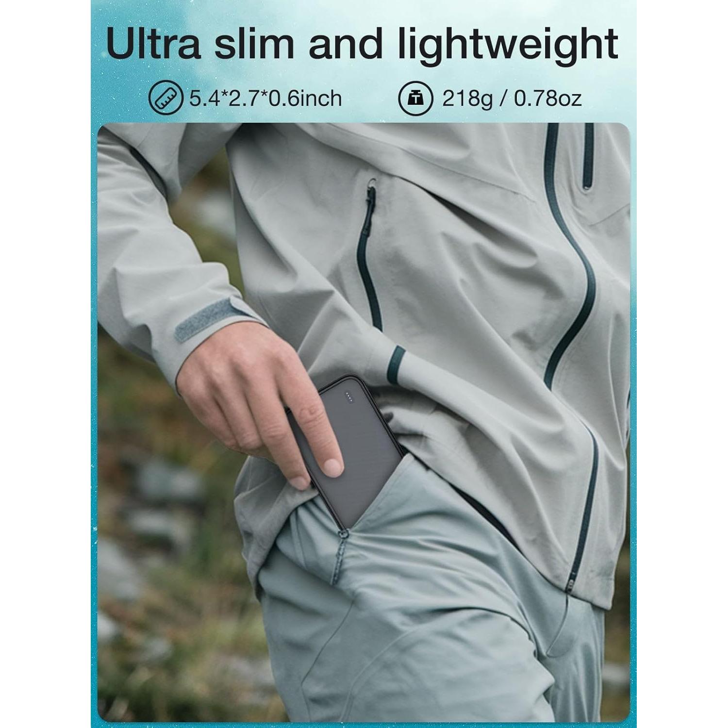 Cargador Portátil YUMGOOD 10000mAh Carga Rápida 20W USB-C