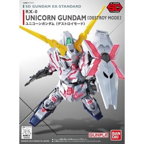Gundam UC 005 Unicorn Gundam Bandai Hobby Kit Modelo SD