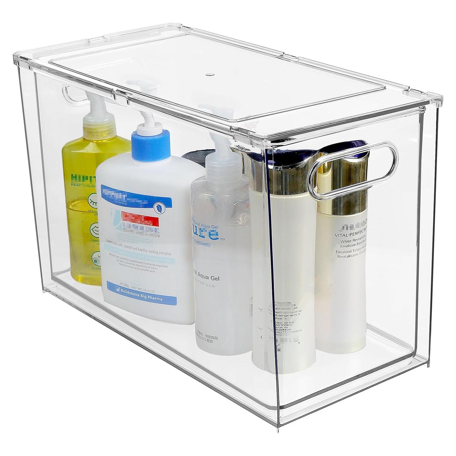 Organizador de Refrigerador Shopwithgreen 9L Apilable Transparente