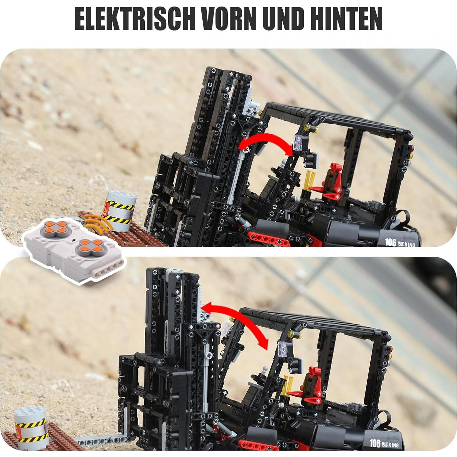 Mould King 13106 Camión Elevador RC 1719 Piezas 42x15x21cm