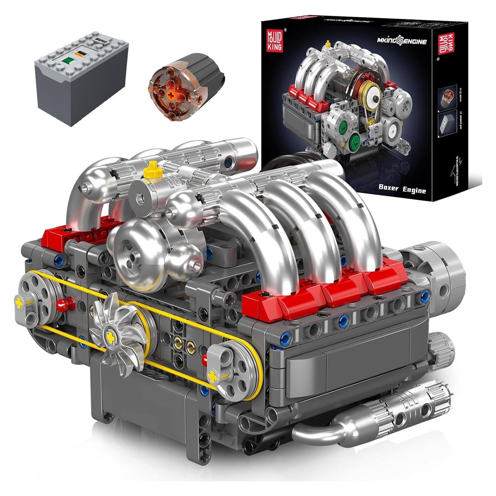 Mould King 10193 Kit Motor Boxer 609 Piezas para Construcción