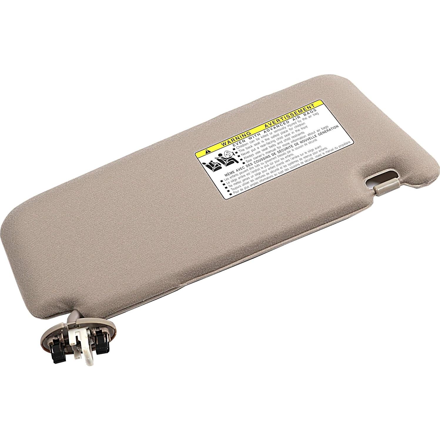 Visera de Sol Izquierda Beige Ezzy Auto para Toyota Camry 2007-2011