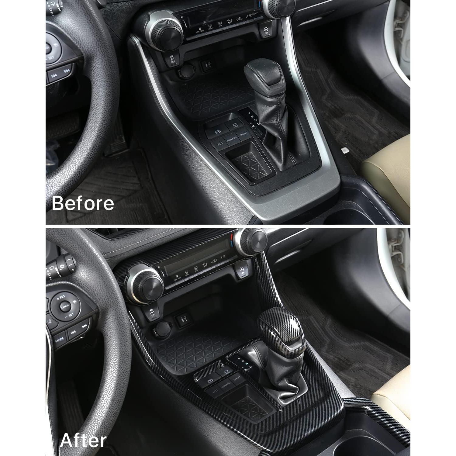 Panel Protector de Cambio de Marchas YAKANEY para Toyota RAV4 2019-2025