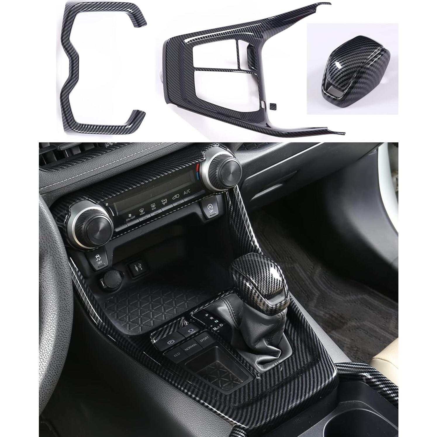 Panel Protector de Cambio de Marchas YAKANEY para Toyota RAV4 2019-2025