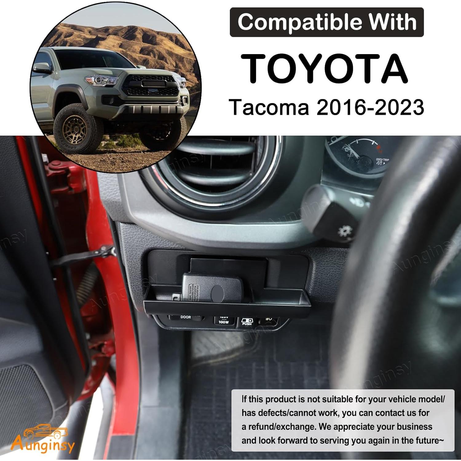 Caja de Almacenamiento Aunginsy para Toyota Tacoma 2016-2023