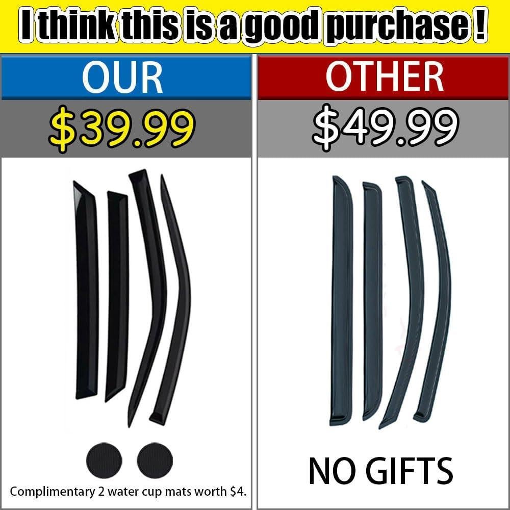 Protectores de Lluvia LETINGFAR para Mazda 3 Hatchback 2010-2013