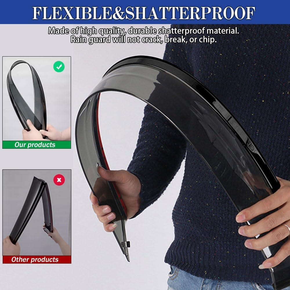 Protectores de Lluvia LETINGFAR para Mazda 3 Hatchback 2010-2013