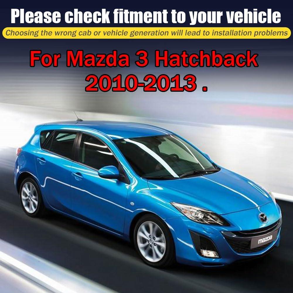 Protectores de Lluvia LETINGFAR para Mazda 3 Hatchback 2010-2013