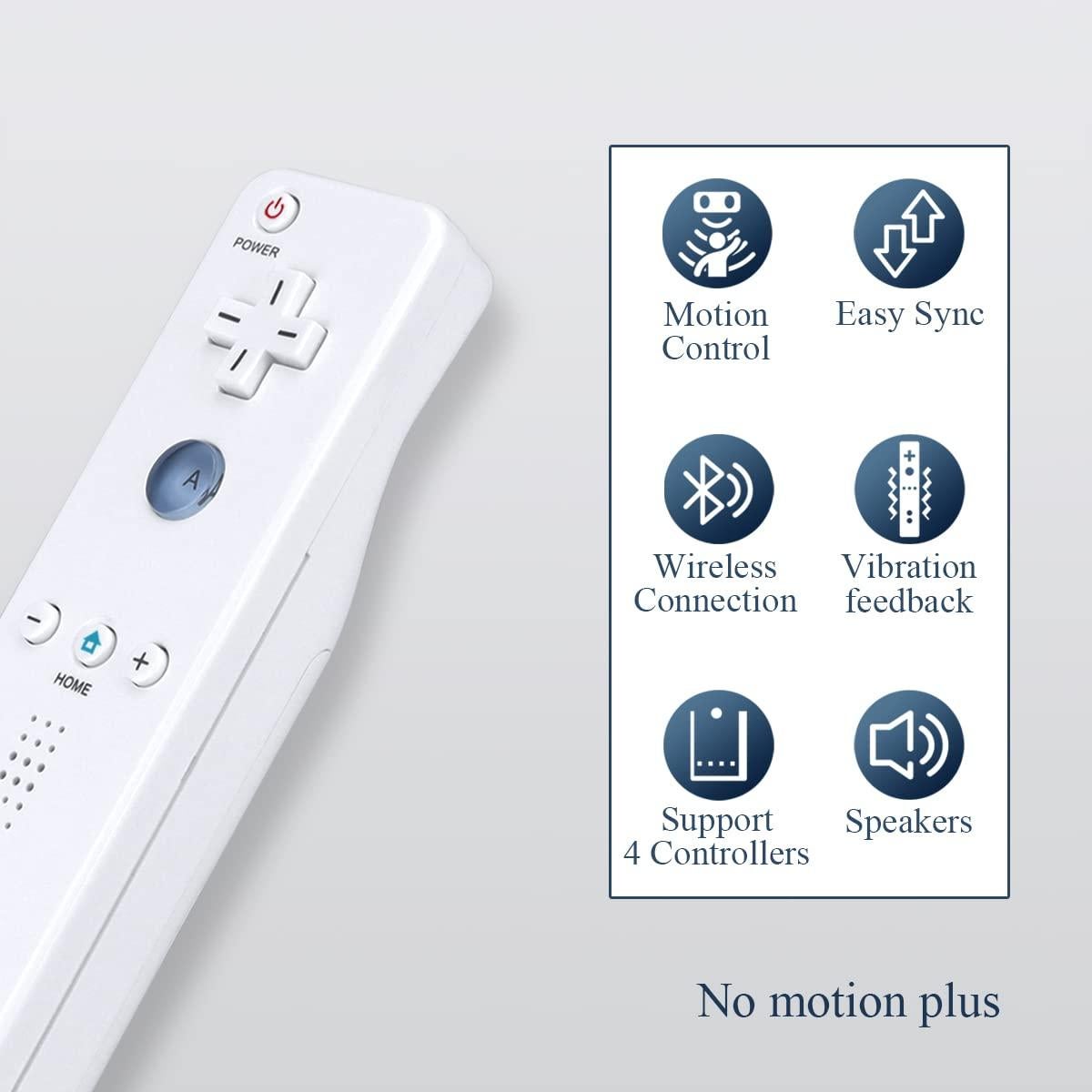 Controlador FASIGO Wii con Nunchuck - Paquete de 2