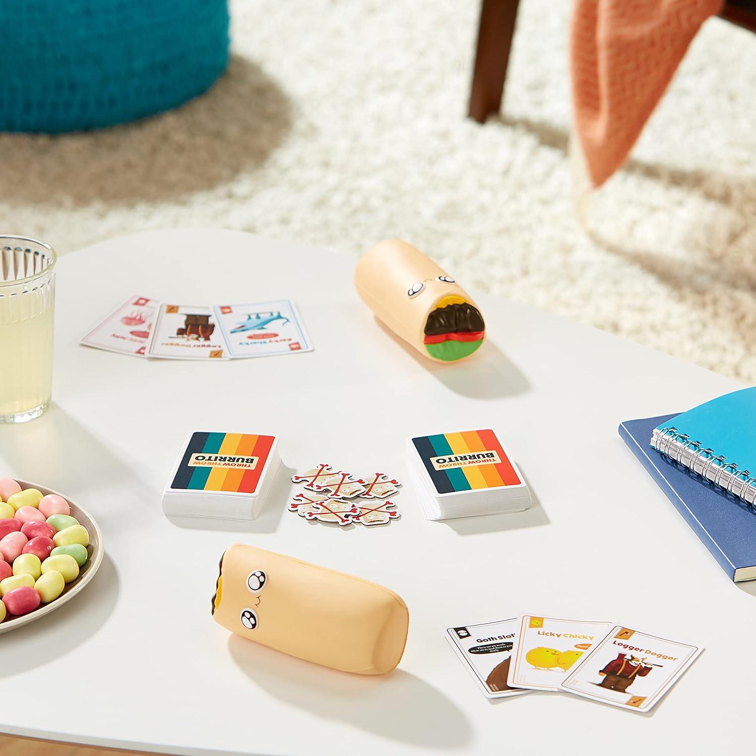 Throw Throw Burrito - Juego de cartas Exploding Kittens - 2-6 jugadores