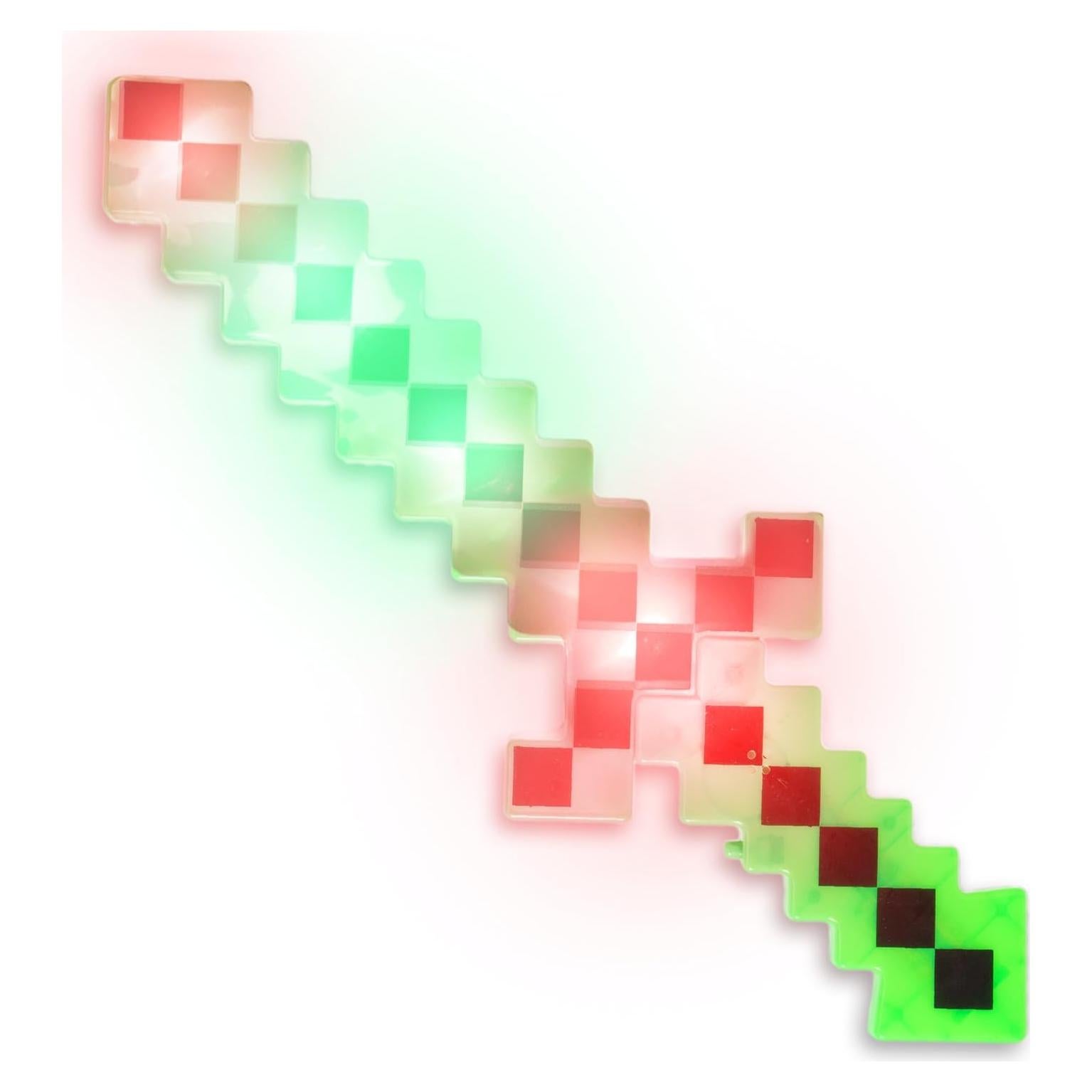 Espada de Juguete Pixel LED Verde Fun Central 44.5 cm
