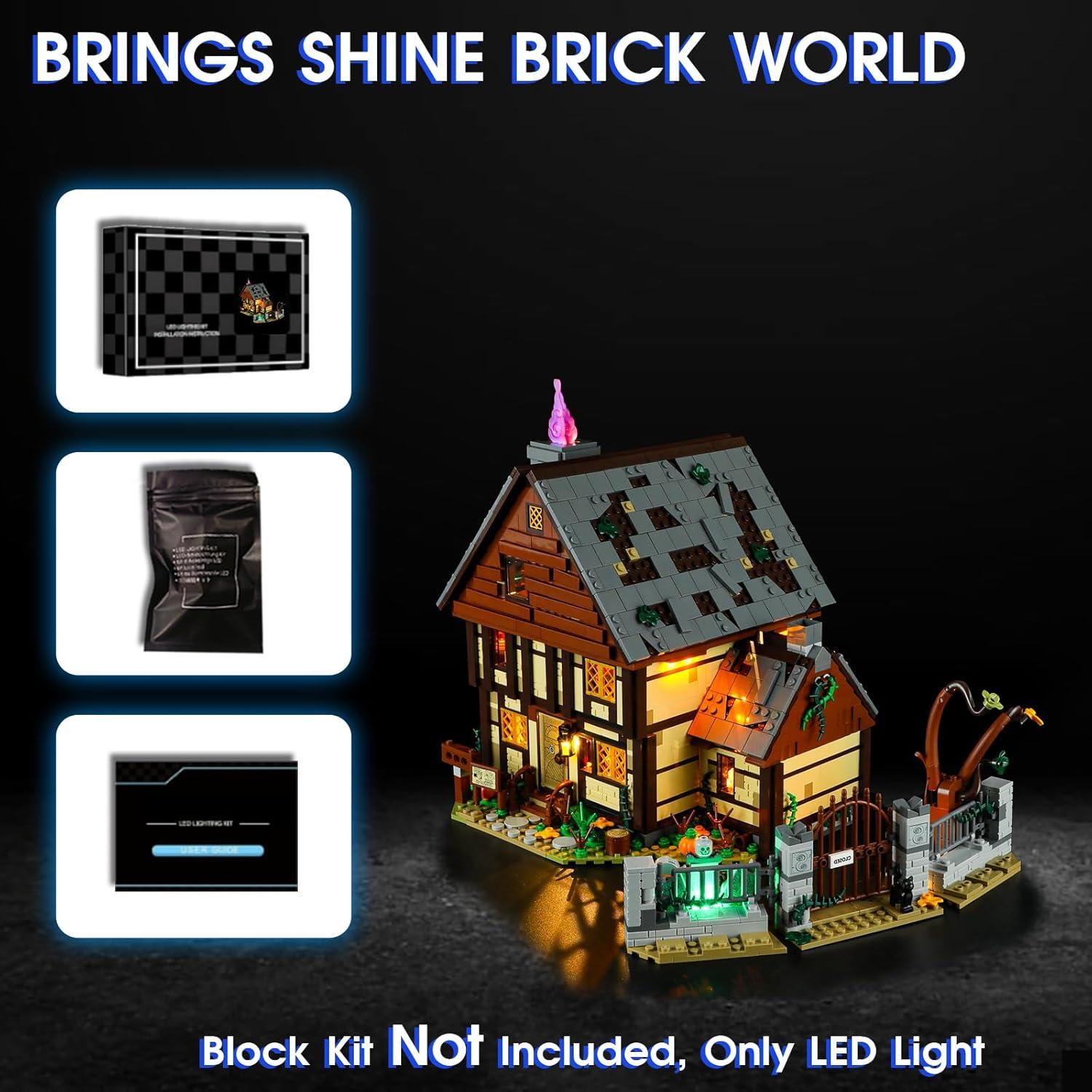 Luz LED Vaodest para Lego 21341 Hocus Pocus - Solo Luz