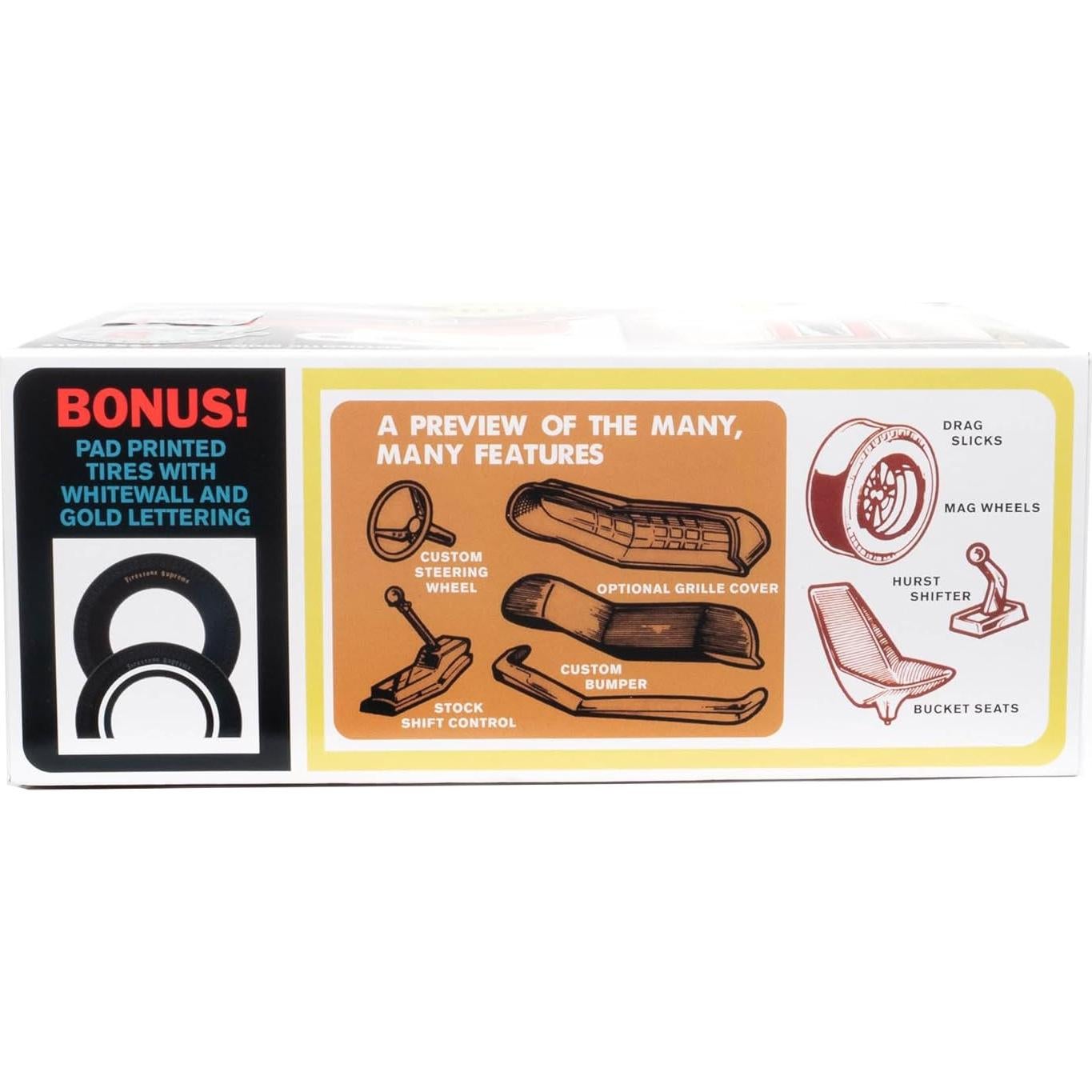 Modelo a Escala AMT 1965 Chevy El Camino 1:25 con Camper