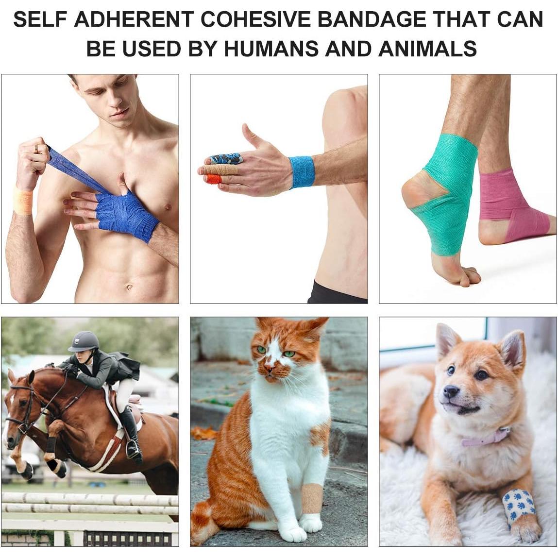 Cinta de Primeros Auxilios MUEUSS para Mascotas 6 Rollos